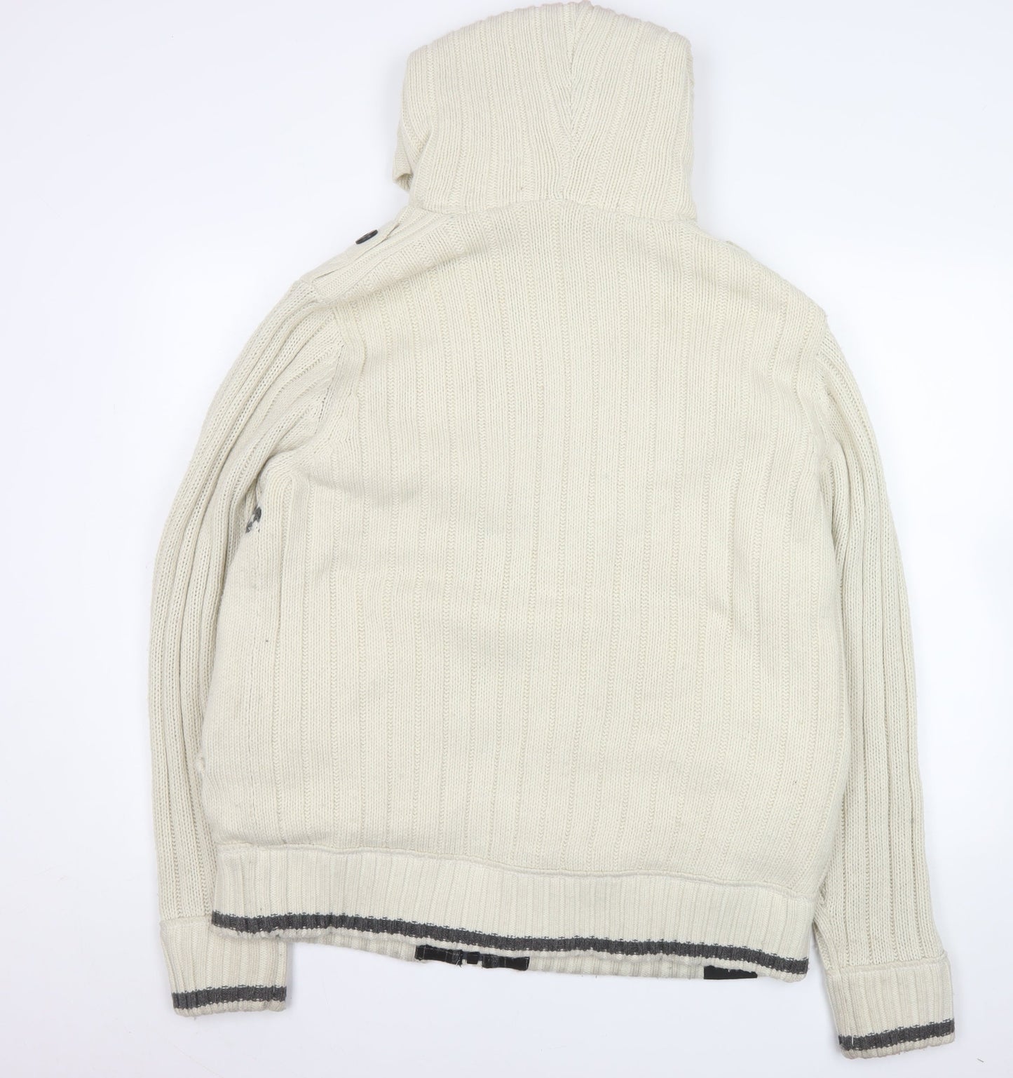 Mens UK Size L NEXT Ivory Basic Jacket
