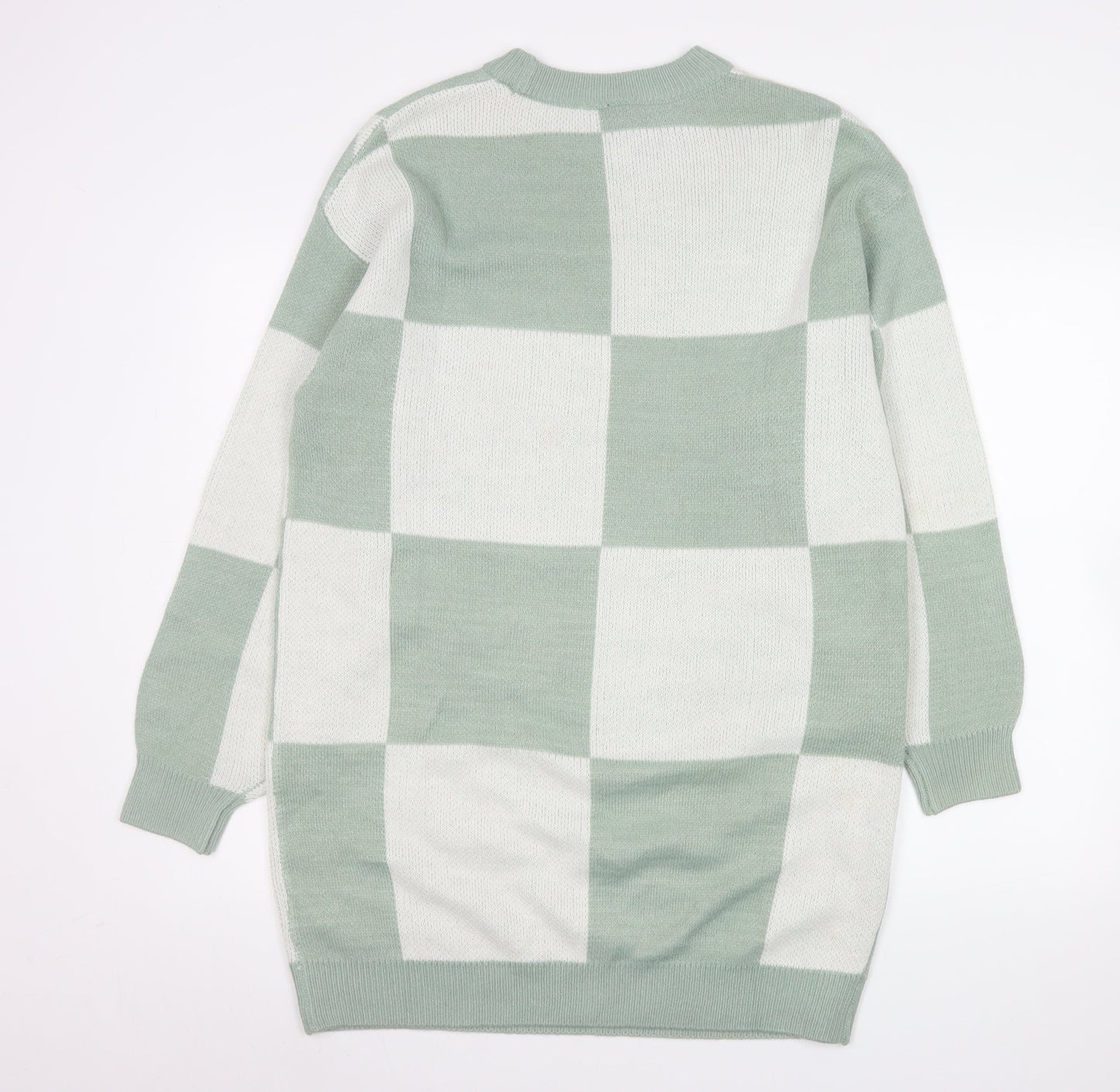 Womens UK Size S H&M Green Pullover Jumper