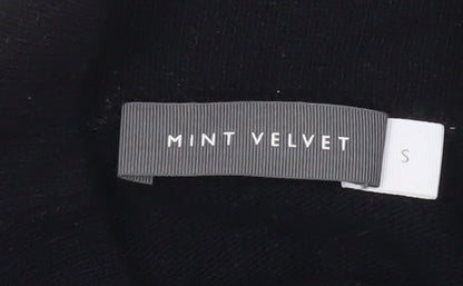 Womens UK Size S Mint Velvet Black Pullover Jumper