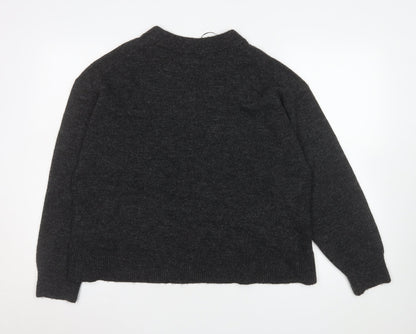Womens UK Size 12 H&M Grey Pullover Jumper