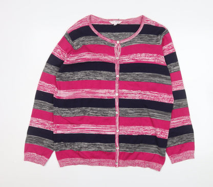 Womens UK Size 16 Julipa Multicoloured Basic Jacket