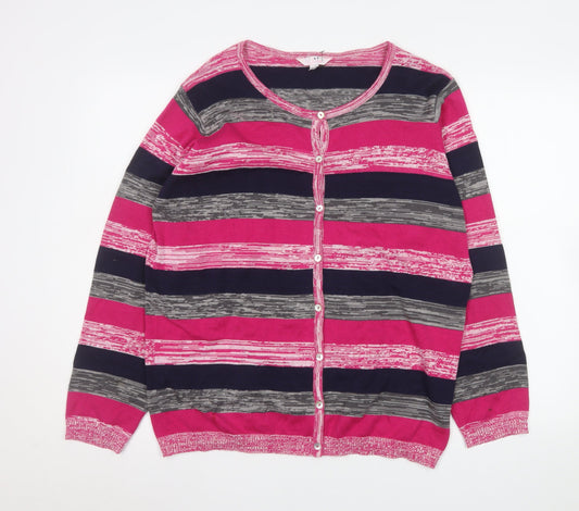 Womens UK Size 16 Julipa Multicoloured Basic Jacket
