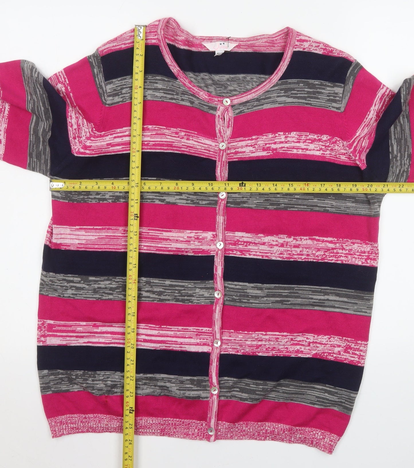 Womens UK Size 16 Julipa Multicoloured Basic Jacket