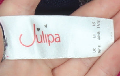 Womens UK Size 16 Julipa Multicoloured Basic Jacket