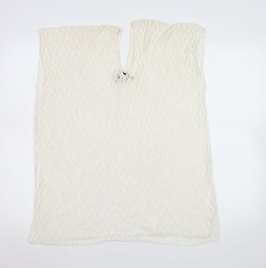 Womens UK Size One Size Malissa J White Camisole Blouse