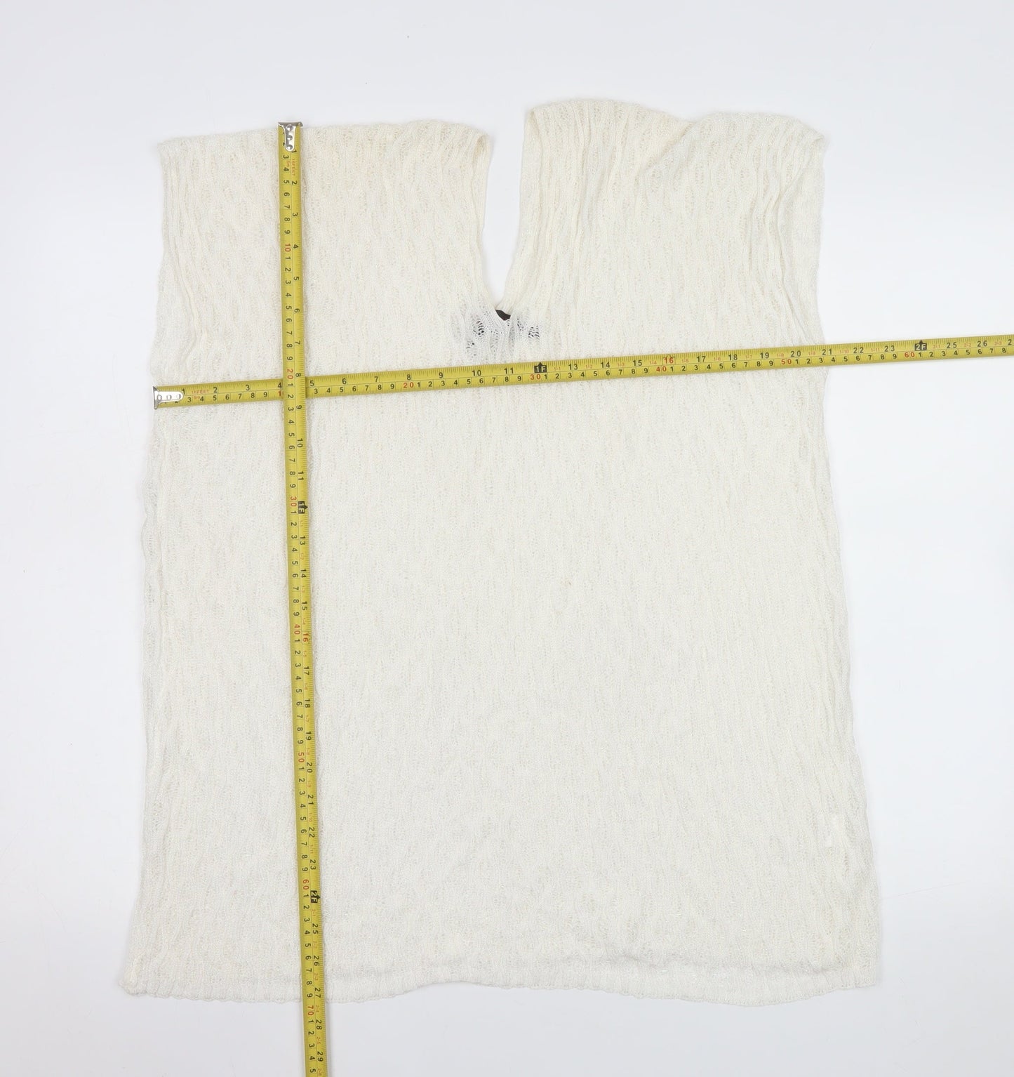 Womens UK Size One Size Malissa J White Camisole Blouse