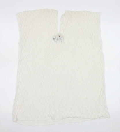 Womens UK Size One Size Malissa J White Camisole Blouse