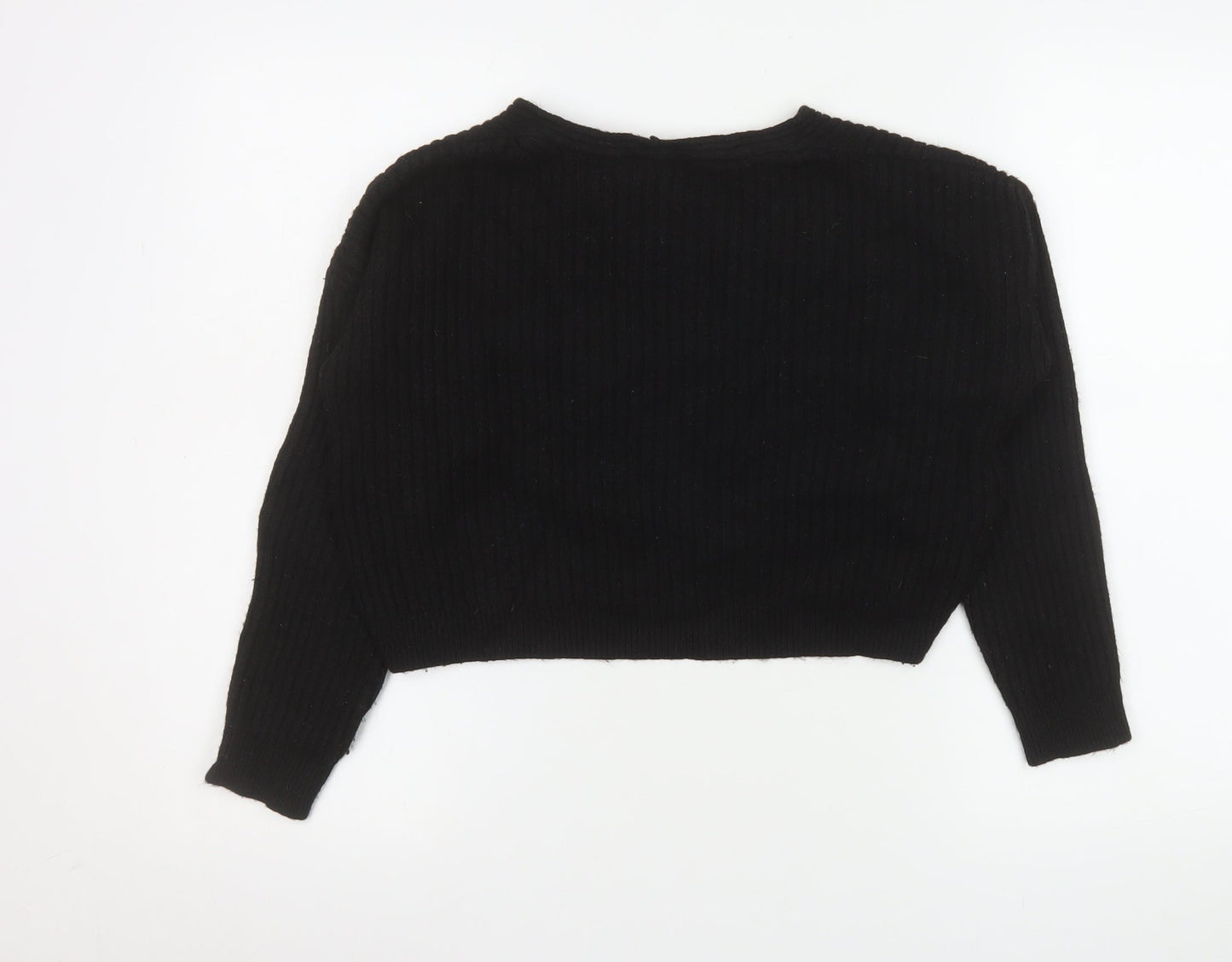 Womens UK Size S New Look Black Pullover Jumper