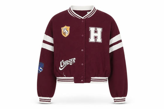 Girls UK Size 11-12 Years H&M Red Varsity Jacket