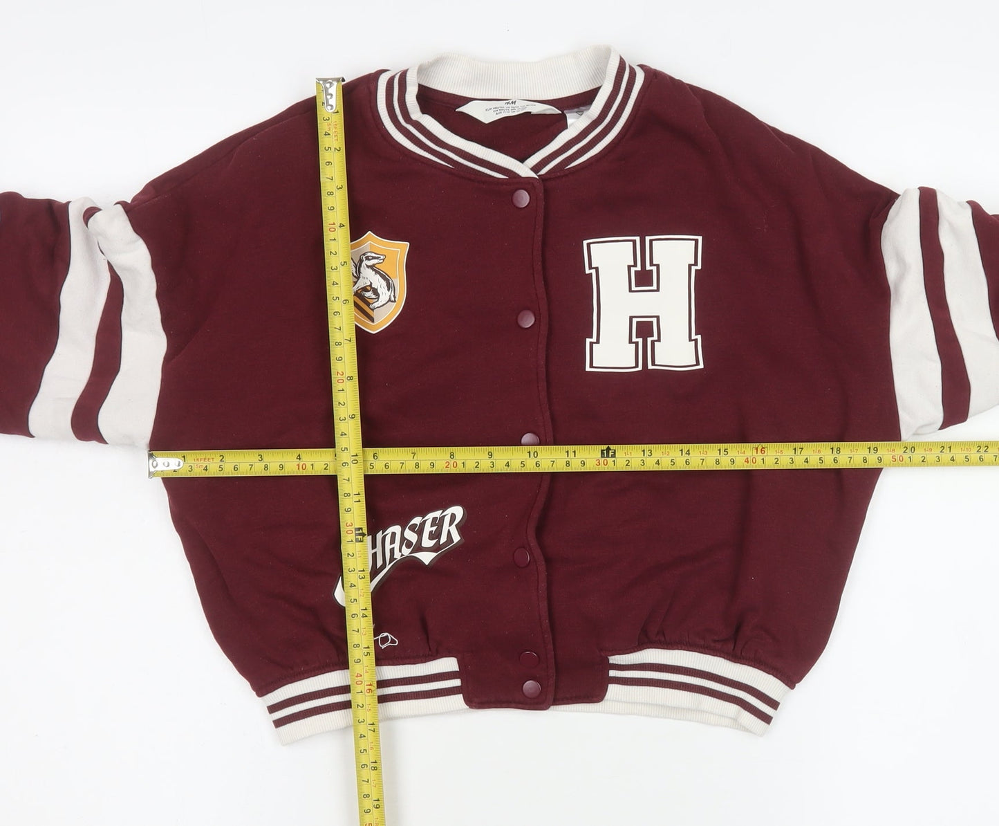 Girls UK Size 11-12 Years H&M Red Varsity Jacket