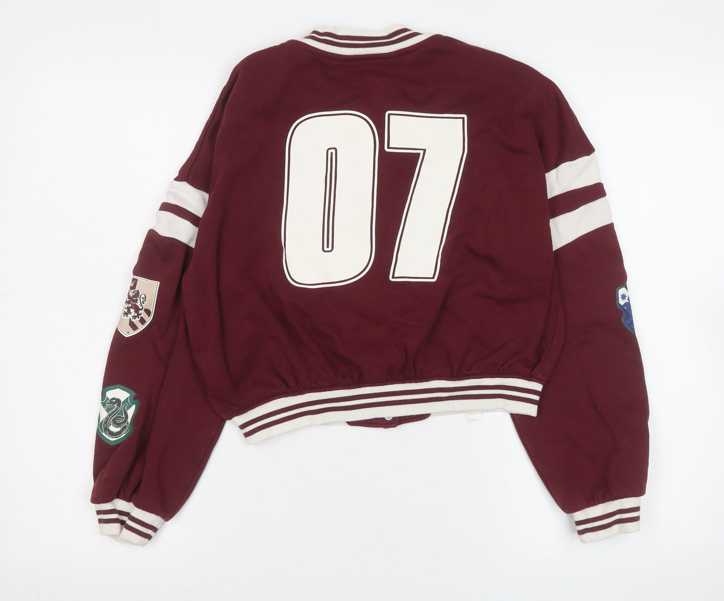 Girls UK Size 11-12 Years H&M Red Varsity Jacket