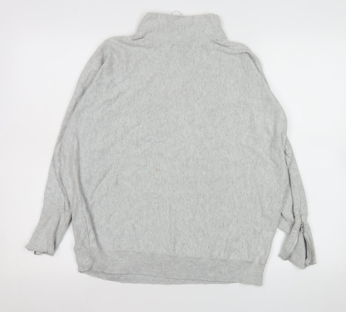 Womens UK Size L Mint Velvet Grey Pullover Sweatshirt