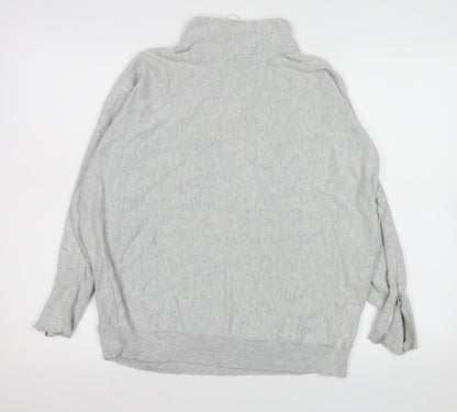 Womens UK Size L Mint Velvet Grey Pullover Sweatshirt