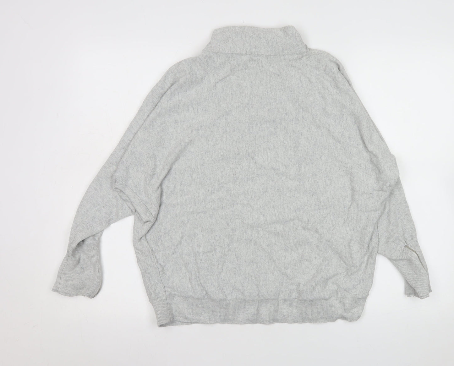 Womens UK Size L Mint Velvet Grey Pullover Sweatshirt