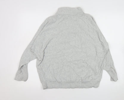 Womens UK Size L Mint Velvet Grey Pullover Sweatshirt