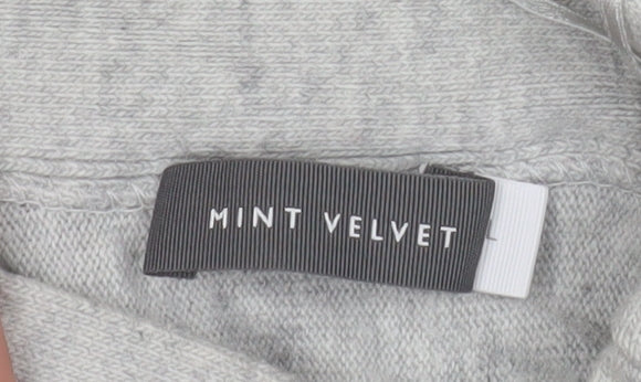 Womens UK Size L Mint Velvet Grey Pullover Sweatshirt
