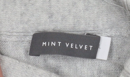 Womens UK Size L Mint Velvet Grey Pullover Sweatshirt