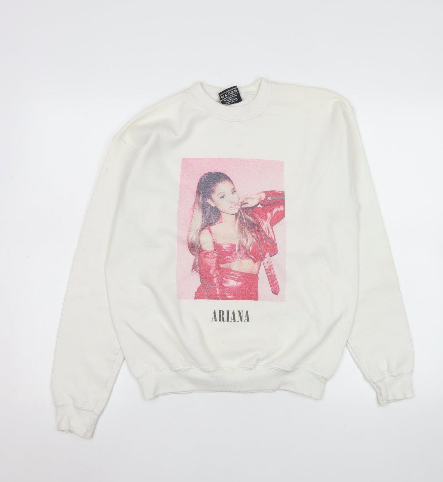 Womens UK Size XL ABSOLUTE CULT White Pullover Sweatshirt