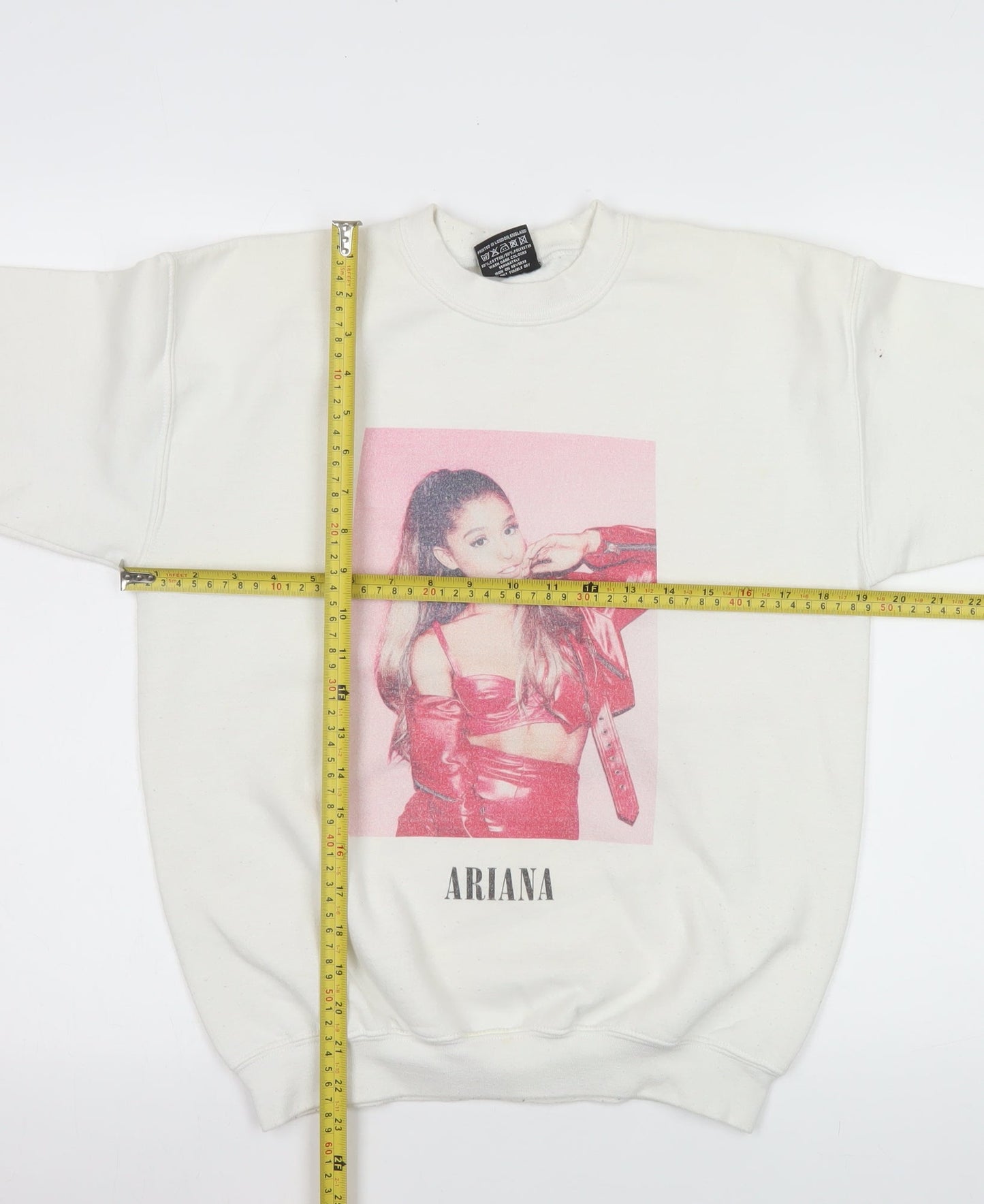 Womens UK Size XL ABSOLUTE CULT White Pullover Sweatshirt