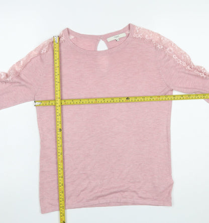Womens UK Size 8 NEXT Pink Pullover Jumper