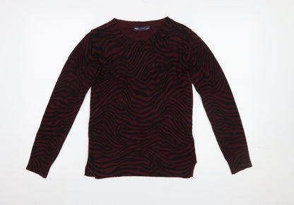Womens UK Size 6 Marks and Spencer Red Pullover Jumper