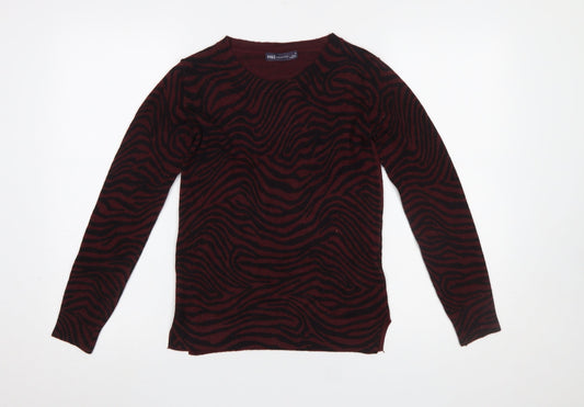 Womens UK Size 6 Marks and Spencer Red Pullover Jumper