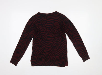 Womens UK Size 6 Marks and Spencer Red Pullover Jumper