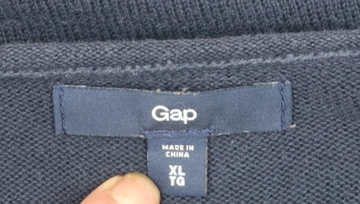 Womens UK Size XL Gap Blue Pullover Jumper