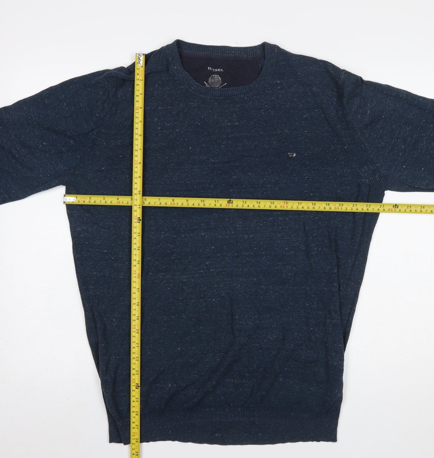 Mens UK Size XL Diesel Blue Pullover Jumper