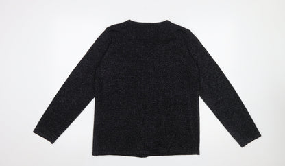 Womens UK Size S Bonmarché Black Cardigan Jumper