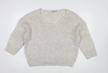 Womens UK Size S Alessia Pacini Ivory Pullover Jumper