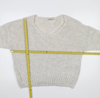 Womens UK Size S Alessia Pacini Ivory Pullover Jumper