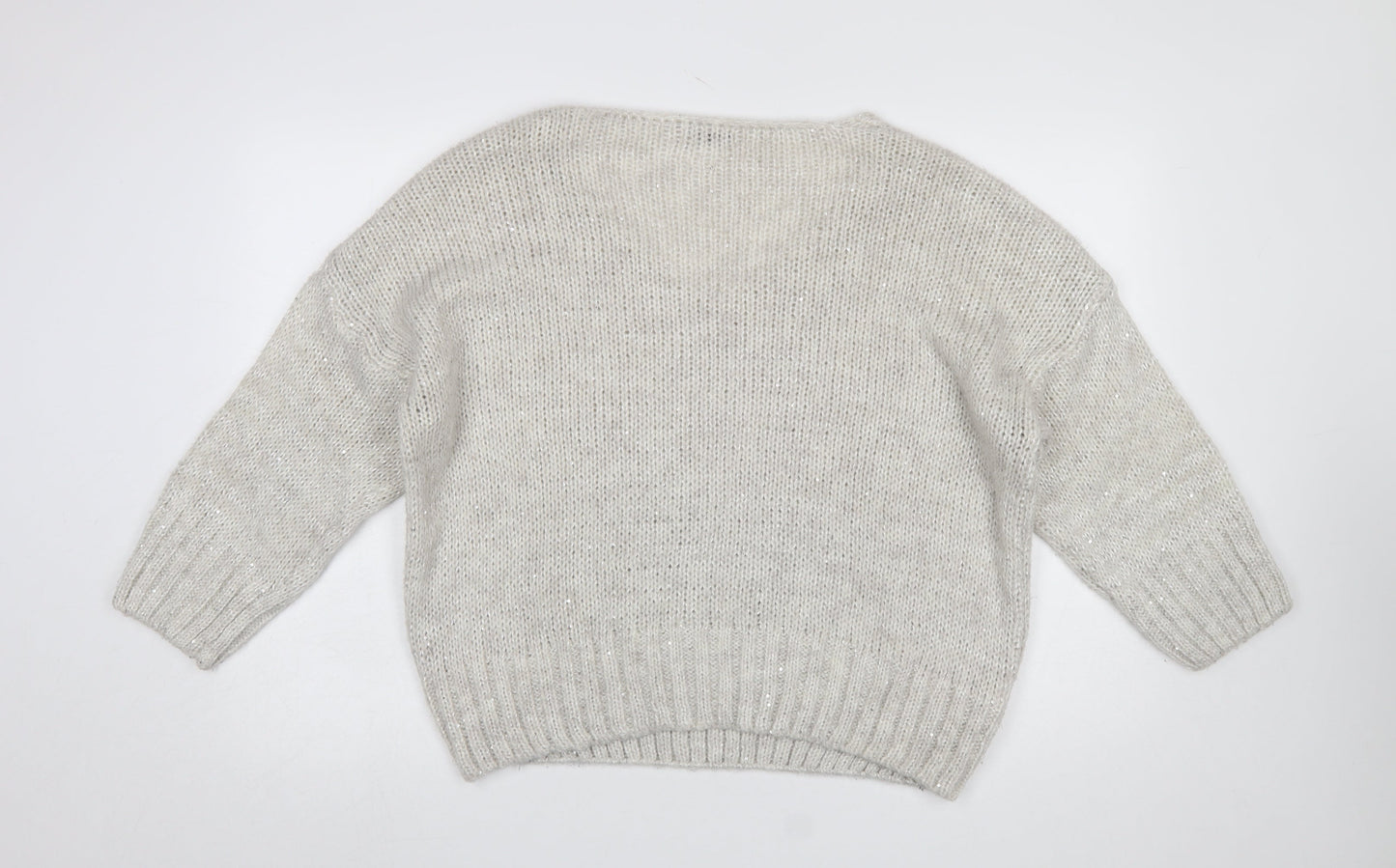 Womens UK Size S Alessia Pacini Ivory Pullover Jumper