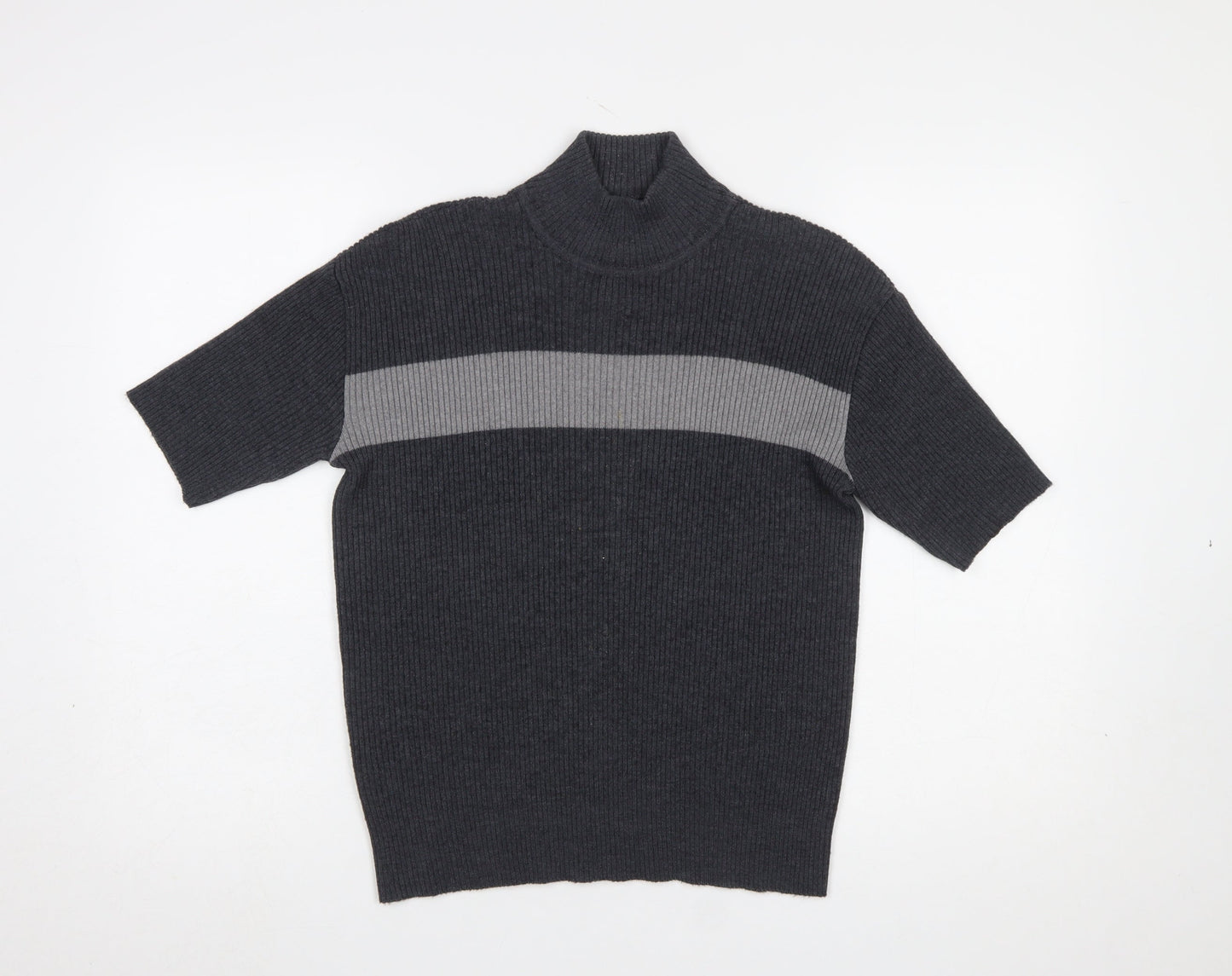 Womens UK Size M English Lady Grey Pullover Jumper
