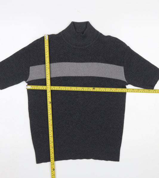 Womens UK Size M English Lady Grey Pullover Jumper