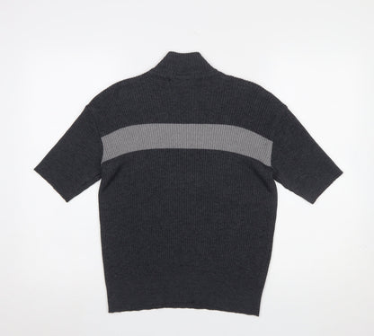 Womens UK Size M English Lady Grey Pullover Jumper