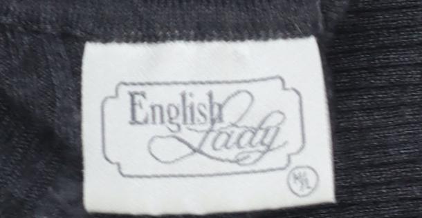 Womens UK Size M English Lady Grey Pullover Jumper