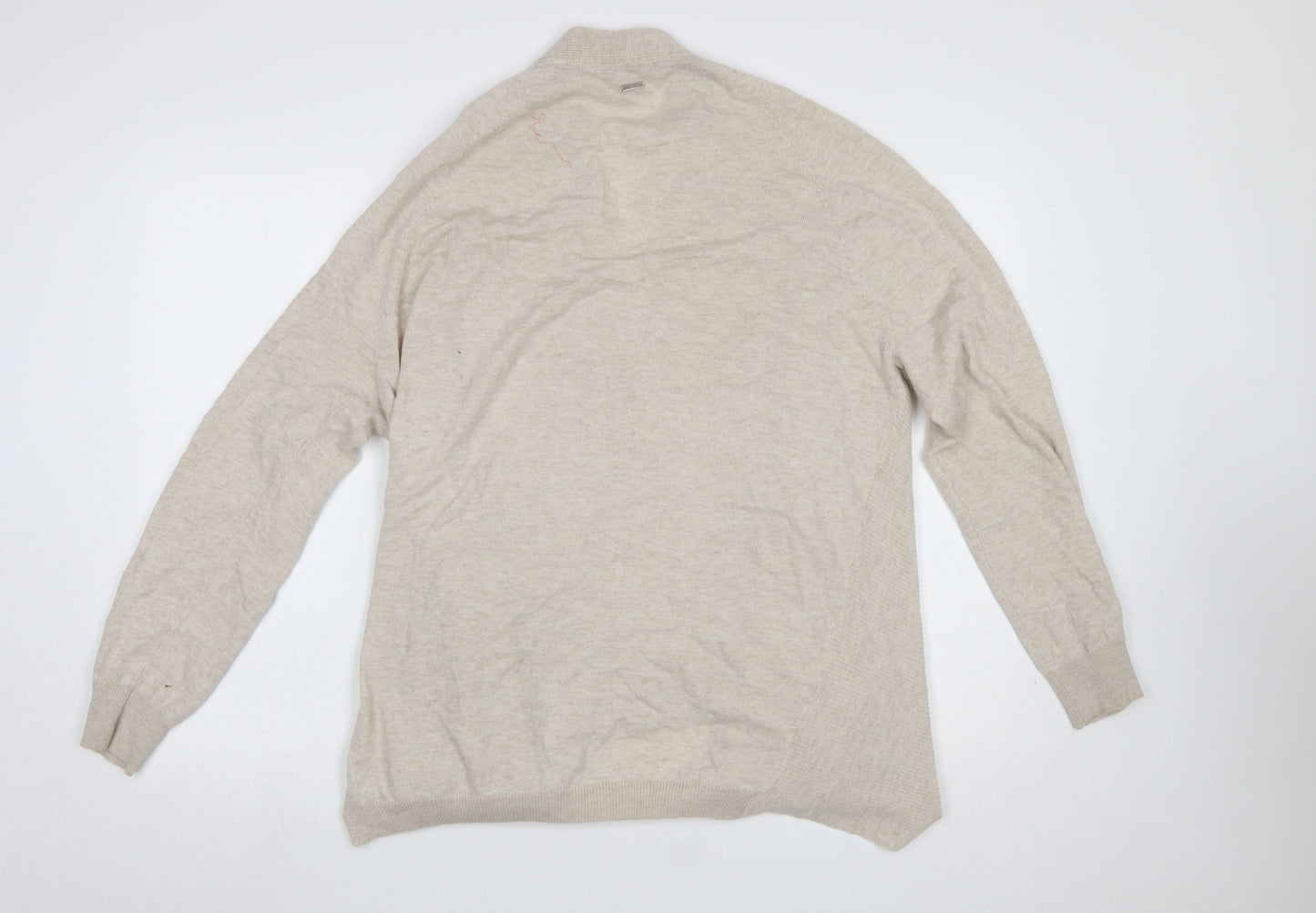 Womens UK Size 18 Joules Beige Wrap Jumper