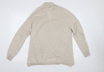 Womens UK Size 18 Joules Beige Wrap Jumper