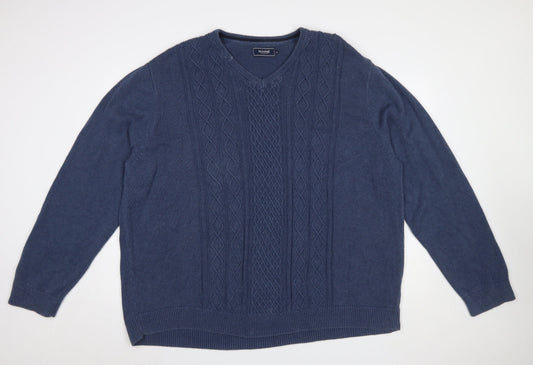 Mens UK Size XL Maine New England Blue Pullover Jumper