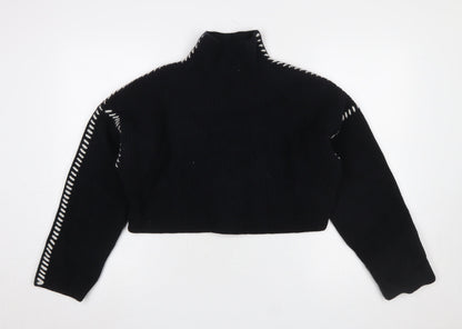 Womens UK Size S H&M Black Pullover Jumper
