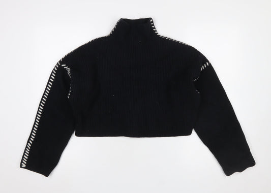 Womens UK Size S H&M Black Pullover Jumper