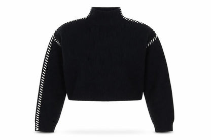 Womens UK Size S H&M Black Pullover Jumper