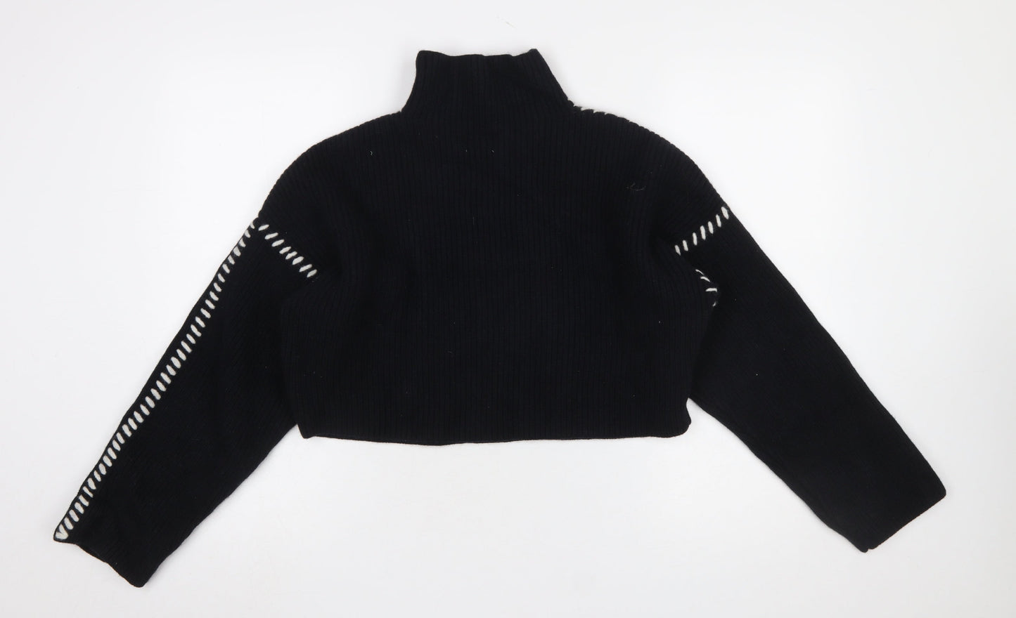 Womens UK Size S H&M Black Pullover Jumper