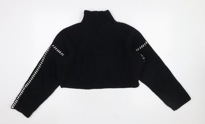 Womens UK Size S H&M Black Pullover Jumper