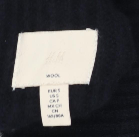 Womens UK Size S H&M Black Pullover Jumper
