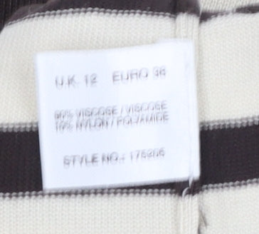 Womens UK Size 12 ALEX & Co. Brown Pullover Jumper