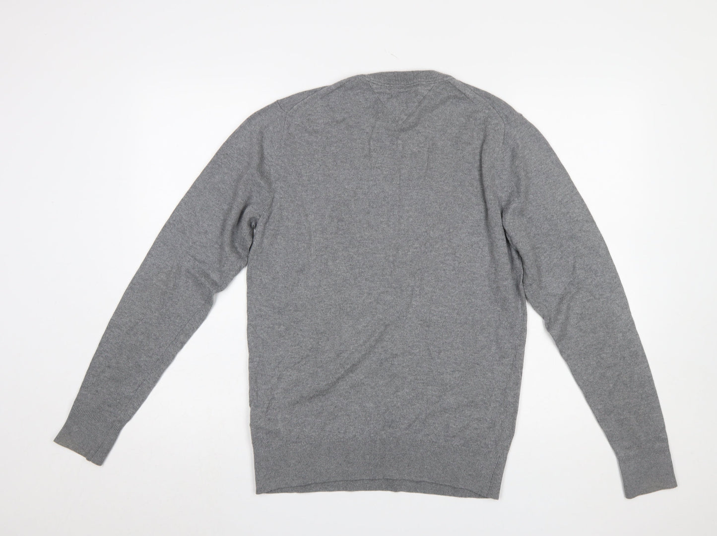 Mens UK Size S Tommy Hilfiger Grey Pullover Jumper
