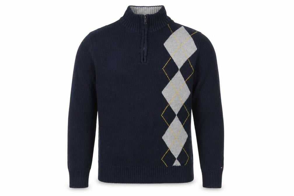 Boys UK Size 16 Years Tommy Hilfiger Blue Pullover Jumper