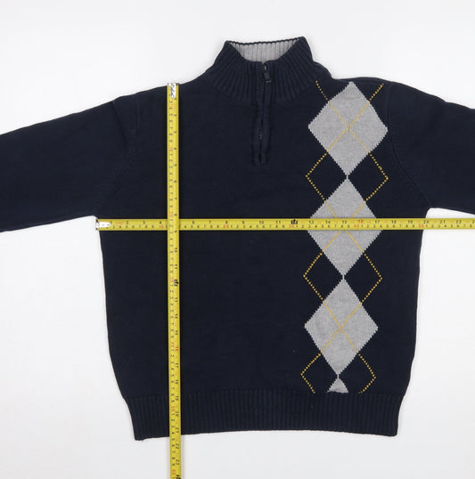 Boys UK Size 16 Years Tommy Hilfiger Blue Pullover Jumper